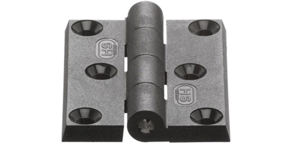 Kunststoffscharnier Serie 65 flach